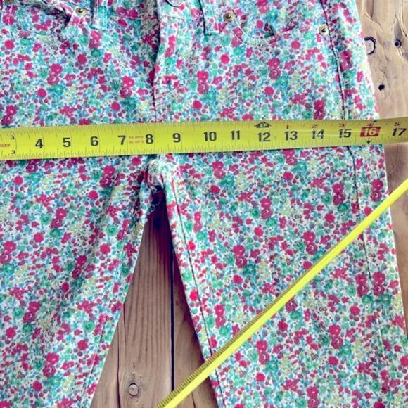 J. Crew Liberty Jeans Womens Size 24 Ankle Floral Toothpick in Emma & Georgina - Picture 10 of 12